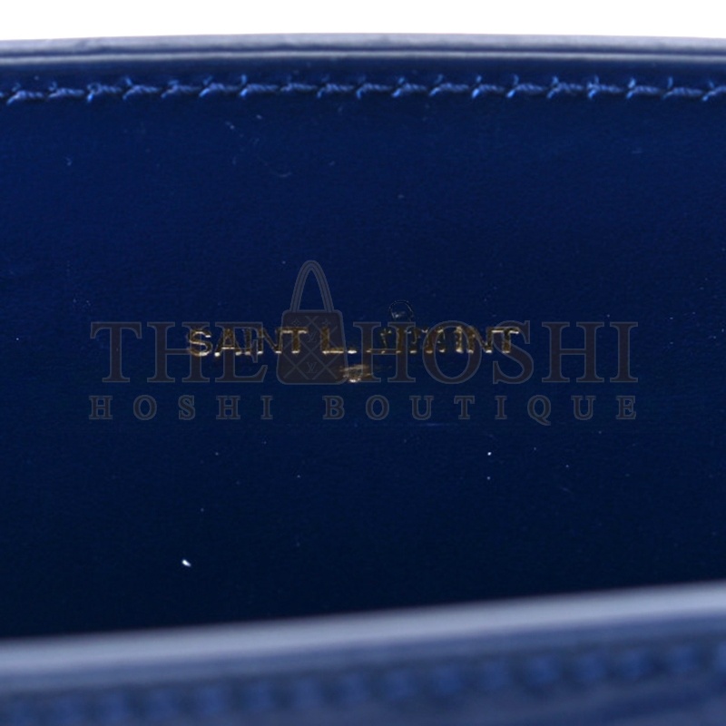 Y51 BLUE CROC EMBOSSED LEATHER NANO CLASSIC SAC DE JOUR TOTE 392035DND1N4150 (22*18*10.5cm) Master Quality